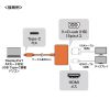 AD-ALCMST2HV USB Type C-HDMI+VGA変換アダプタ AD-ALCMST2HV / USB Type C-HDMI+VGA変換アダプタ