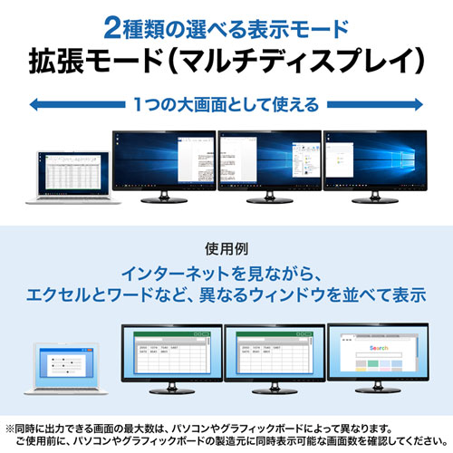 AD-ALCMST3HD / USB TypeC MSTハブ　(DisplayPort Altモード）HDMI