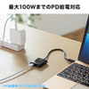 AD-ALCPHDPD USB Type-C-HDMI変換アダプタ(4K/60Hz/PD対応) AD-ALCPHDPD / USB Type-C-HDMI変換アダプタ(4K/60Hz/PD対応)