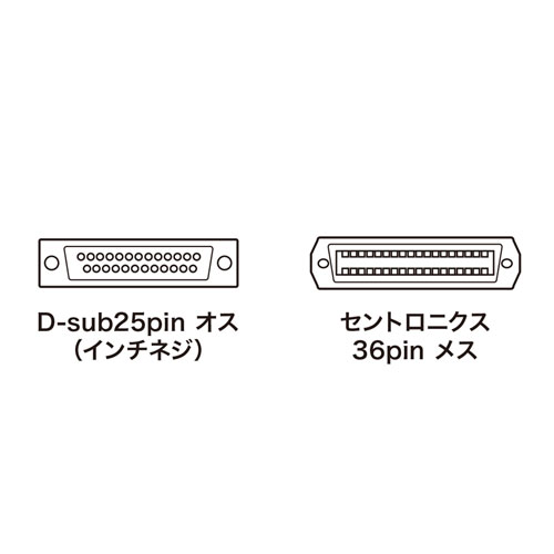 AD-D25C36MF / プリンタ変換アダプタ