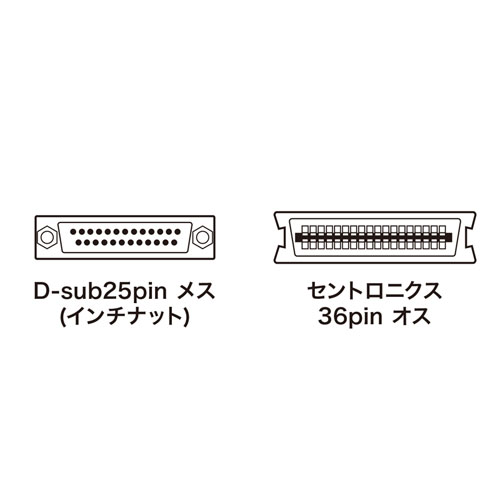 AD-D25C36M / プリンタ変換アダプタ