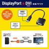 AD-DPDV04 / DisplayPort-DVI変換アダプタ