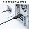 AD-DPPHD02 / DisplayPort-HDMI 変換アダプタ(4K/60Hz対応)