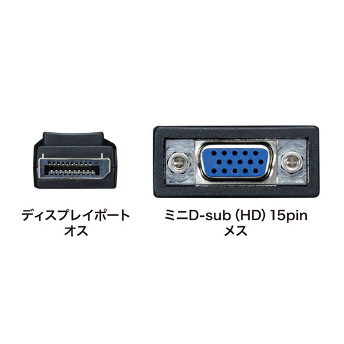 AD-DPV02K / DisplayPort-VGA変換アダプタ