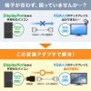 AD-DPV07 DisplayPort-VGA変換アダプタ AD-DPV07 / DisplayPort-VGA変換アダプタ