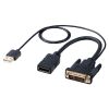 AD-DVDP01 / DVI-DisplayPort変換アダプタ（4K/30Hz）