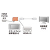 AD-HD10LMC / HDMI変換アダプタ（マイクロHDMI・L字型・ブラック）