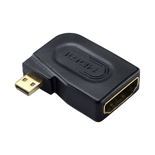 AD-HD10LMC / HDMI変換アダプタ（マイクロHDMI・L字型・ブラック）