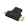 AD-HD11MMC HDMI変換アダプタ ミニ&マイクロHDMI(ブラック) AD-HD11MMC / HDMI変換アダプタ ミニ&マイクロHDMI(ブラック)