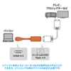 AD-HD19VGA HDMI-VGA変換アダプタ (ショートケーブル) AD-HD19VGA / HDMI-VGA変換アダプタ (ショートケーブル)