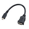 AD-HD20MC / HDMI変換アダプタ（マイクロHDMI)（ブラック・0.1m）