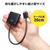 AD-HD23VGA / HDMI-VGA変換アダプタ（オーディオ出力付き）