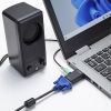 AD-HD25VGA HDMI-VGA変換アダプタ(オーディオ出力付き) AD-HD25VGA / HDMI-VGA変換アダプタ(オーディオ出力付き)