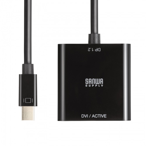 AD-MDPDVA02 / Mini DisplayPort-DVI変換アダプタ（Activeタイプ）