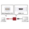 AD-MDPHD008 / 4K対応Mini DisplayPort-HDMI変換アダプタ