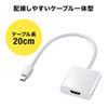 AD-MDPHD04 Mini DisplayPort-HDMI変換アダプタ AD-MDPHD04 / Mini DisplayPort-HDMI変換アダプタ