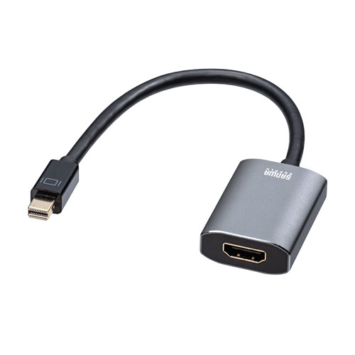 AD-MDPHDR01【ミニDisplayPort-HDMI 変換アダプタ HDR対応（ブラック