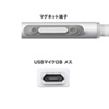 AD-USB21XP-AL / Xperia（TM）用充電変換アダプタ （microUSB-充電端子・ホワイト）