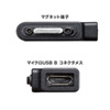 AD-USB22XP / Xperia（TM）用充電変換アダプタ（microUSB-充電端子・ブラック）