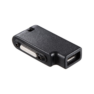 AD-USB22XP / Xperia(TM)用充電変換アダプタ(microUSB-充電端子・ブラック)