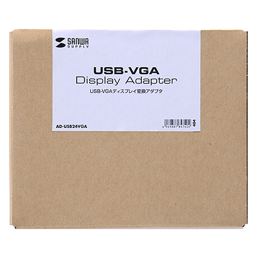 AD-USB24VGA / USB-VGAディスプレイ変換アダプタ