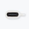 AD-USB30LCFW / USB Type-C to Lightning変換アダプタ（MFi認証・ストラップ付き・ホワイト）