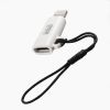 AD-USB30LCFW / USB Type-C to Lightning変換アダプタ（MFi認証・ストラップ付き・ホワイト）
