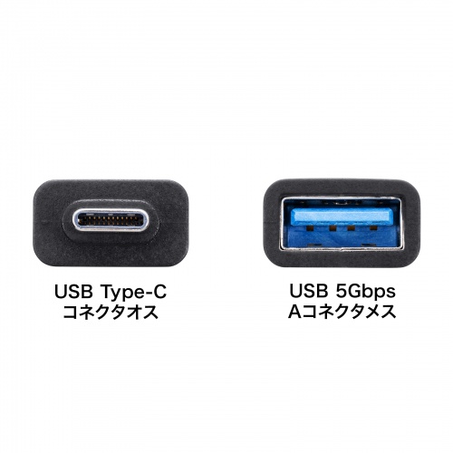 AD-USB32CAF / USB5Gbps Type-C変換アダプタ（AtoC・樹脂コネクタ）