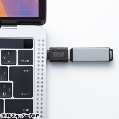 AD-USB32CAF / USB5Gbps Type-C変換アダプタ（AtoC・樹脂コネクタ）