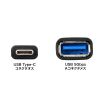 AD-USB33CAF / USB 5Gbps Type-C変換ケーブル（AtoC・7cm・USB-IF認証品）