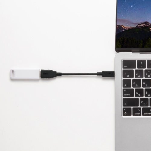 AD-USB33CAF / USB 5Gbps Type-C変換ケーブル（AtoC・7cm・USB-IF認証品）