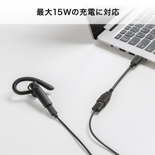 AD-USB33CAF / USB 5Gbps Type-C変換ケーブル（AtoC・7cm・USB-IF認証品）