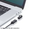 AD-USB34CCFBK / USB2.0 Type-Cアダプタ（540度回転・240W・ブラック）