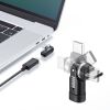 AD-USB34CCFBK USB2.0 Type-Cアダプタ(540度回転・240W・ブラック) AD-USB34CCFBK / USB2.0 Type-Cアダプタ(540度回転・240W・ブラック)