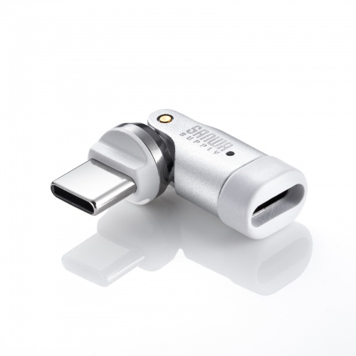 AD-USB34CCFW / USB2.0 Type-Cアダプタ(540度回転・240W・ホワイト)
