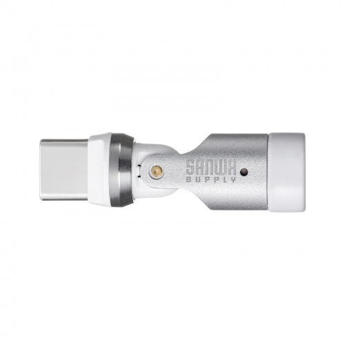 AD-USB34CCFW / USB2.0 Type-Cアダプタ(540度回転・240W・ホワイト)