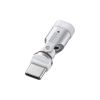 AD-USB34CCFW USB2.0 Type-Cアダプタ(540度回転・240W・ホワイト) AD-USB34CCFW / USB2.0 Type-Cアダプタ(540度回転・240W・ホワイト)
