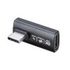 AD-USB36CCFLT Type-C変換アダプタ(CtoC・L字縦挿し・40Gbps・240W) AD-USB36CCFLT / Type-C変換アダプタ(CtoC・L字縦挿し・40Gbps・240W)