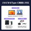 AD-USB36CCFLT / Type-C変換アダプタ（CtoC・L字縦挿し・40Gbps・240W）