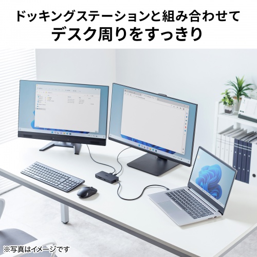 AD-USB36CCFLT / Type-C変換アダプタ(CtoC・L字縦挿し・40Gbps・240W)