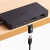 AD-USB38CCFL / Type-C変換アダプタ（CtoC・L字垂直・40Gbps・240W）