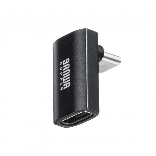 AD-USB38CCFL / Type-C変換アダプタ（CtoC・L字垂直・40Gbps・240W）