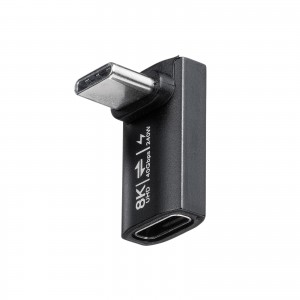 AD-USB38CCFL / Type-C変換アダプタ(CtoC・L字垂直・40Gbps・240W)