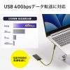 AD-USB38CCFL Type-C変換アダプタ(CtoC・L字垂直・40Gbps・240W) AD-USB38CCFL / Type-C変換アダプタ(CtoC・L字垂直・40Gbps・240W)