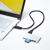 ADR-3ML38W USB3.0 カードリーダー(ホワイト) ADR-3ML38W / USB3.0 カードリーダー(ホワイト)