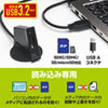 ADR-3MSRO1BK USB3.2 Gen1 カードリーダー(読み込み専用) ADR-3MSRO1BK / USB3.2 Gen1 カードリーダー(読み込み専用)