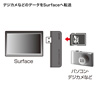ADR-3SSDUBK Surface専用カードリーダー付きUSBハブ(ブラック) ADR-3SSDUBK / Surface専用カードリーダー付きUSBハブ(ブラック)