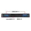 ADR-3SSDUBK Surface専用カードリーダー付きUSBハブ(ブラック) ADR-3SSDUBK / Surface専用カードリーダー付きUSBハブ(ブラック)