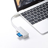 ADR-3TCML36S USB TypeC カードリーダー(シルバー) ADR-3TCML36S / USB TypeC カードリーダー(シルバー)