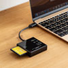 ADR-3TCML40BKN USB3.1 Type-C マルチカードリーダー ADR-3TCML40BKN / USB3.1 Type-C マルチカードリーダー